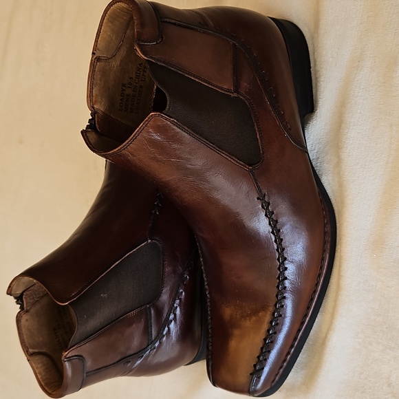 BN Men's Brown Leather Chelsea Boots, Steve Madden, Size 10.5. - Picture 1 of 6